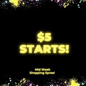 COPY - COPY - $5 Starts Live Show Listing 🎉🎉🎉